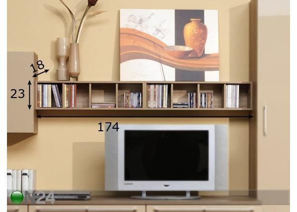 CD-hylly RIO ART mitat