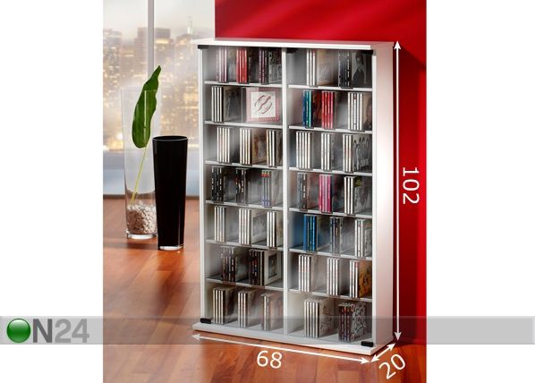 CD-kaappi ROMA mitat