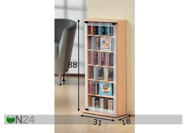 CD -torni CLASSIC mitat
