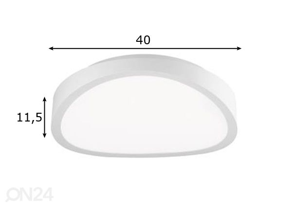 Design kattovalaisin ONDA mitat