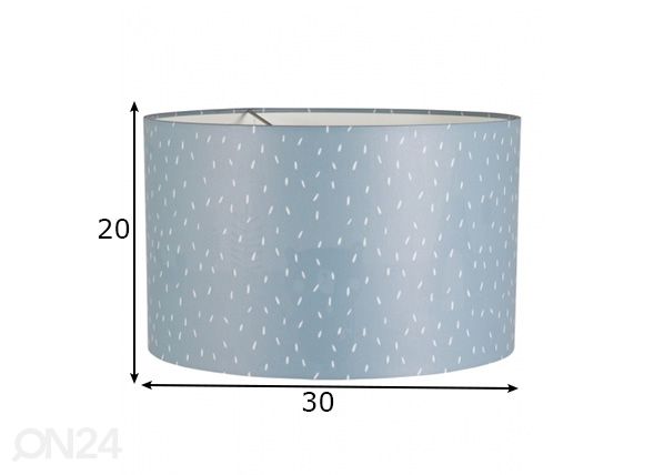 Design kattovalaisin SPECIAL-BLUE mitat