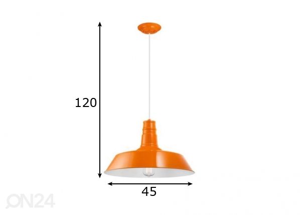 Design riippuvalaisin Osteria mitat