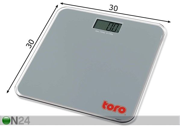 Digitaalivaaka SLIM, max 150 kg mitat