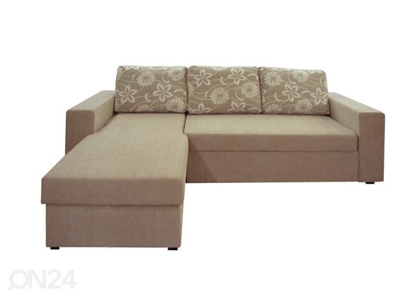 Divaanivuodesohva vuodevaatelaatikolla Bermuda