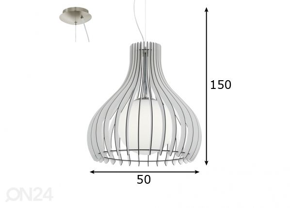 Eglo kattovalaisin Eglo mitat