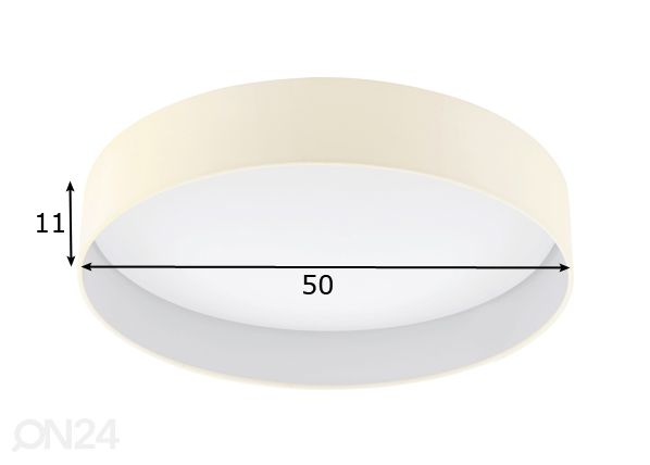 Eglo kattovalaisin Palomaro mitat