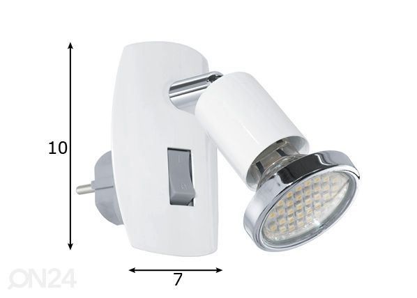 Eglo kohdevalaisin Mini mitat