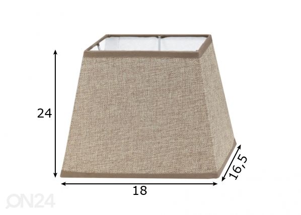 Eglo lampunvarjostimet, 2 kpl mitat