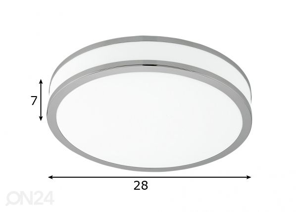 Eglo plafondi Palermo 2 mitat