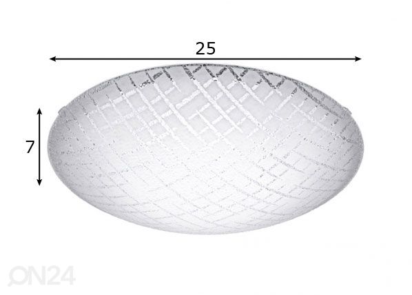 Eglo plafondi Riconto 1 LED mitat