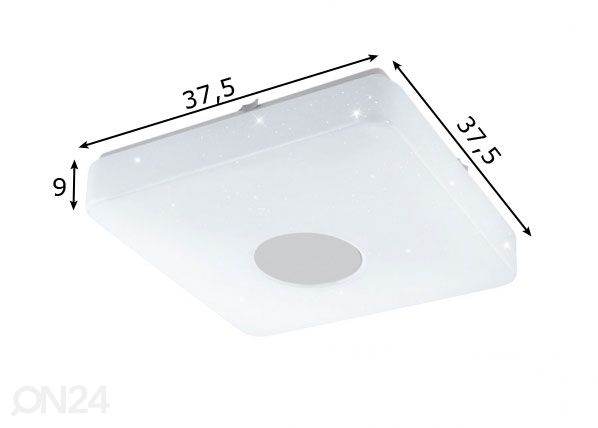 Eglo plafondi Voltago 2 LED mitat