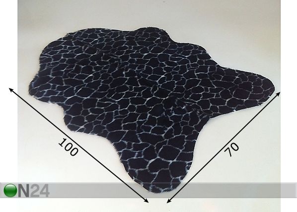 Eläinkuvio matto GIRAFFE 70x100 cm mitat