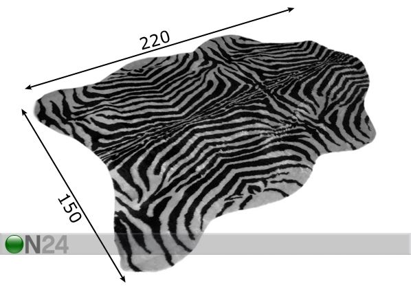 Eläinkuvioitu matto SEEPRA 150x220 cm mitat