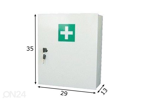 Ensiapukaappi mitat
