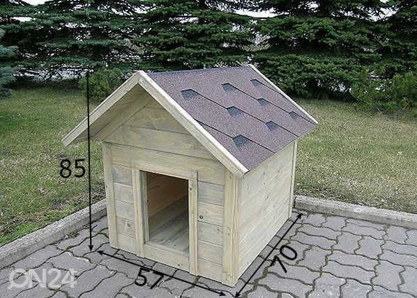 Eristämätön koirankoppi MUKI mitat