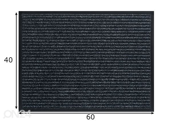 Eteismatto EVERTON 40x60 cm mitat