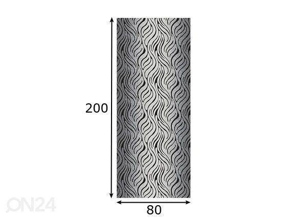 Eteismatto LINDA 80x200 cm mitat