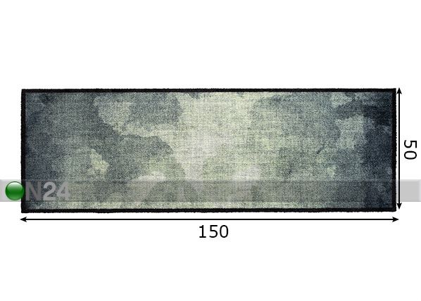 Eteismatto/ ovimatto Prestige 50x150 cm mitat
