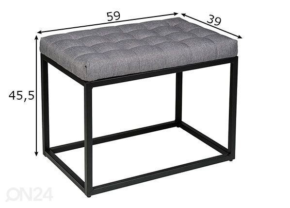 Eteispenkki Amandola mitat