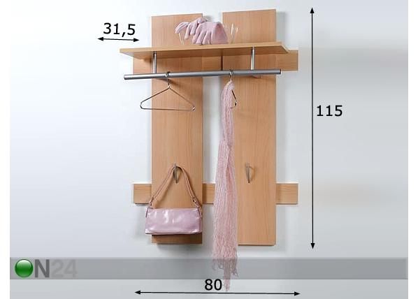 Eteisryhmä mitat