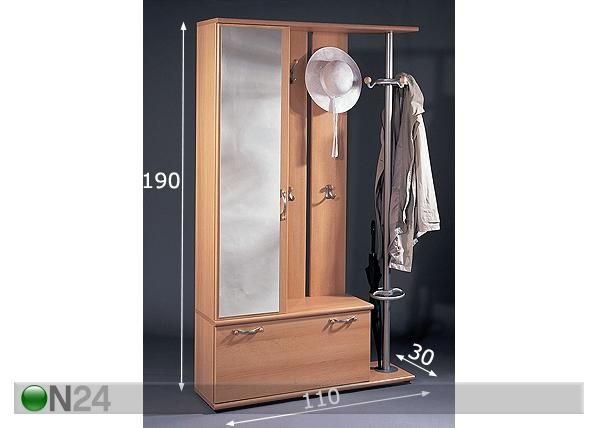 Eteisryhmä mitat