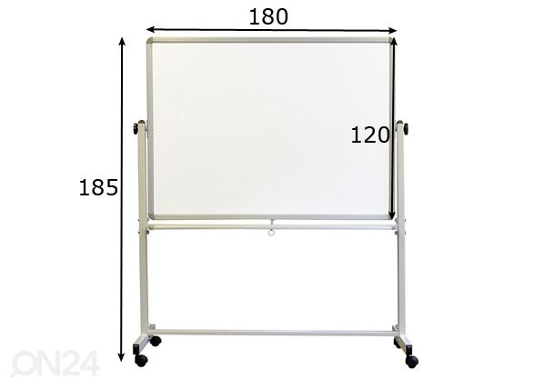 Fläppitaulu 180×120 mitat