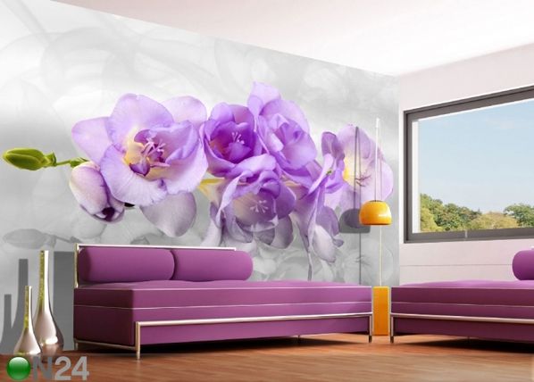 Fleece-kuvatapetti 3D ORCHID 360x270 cm
