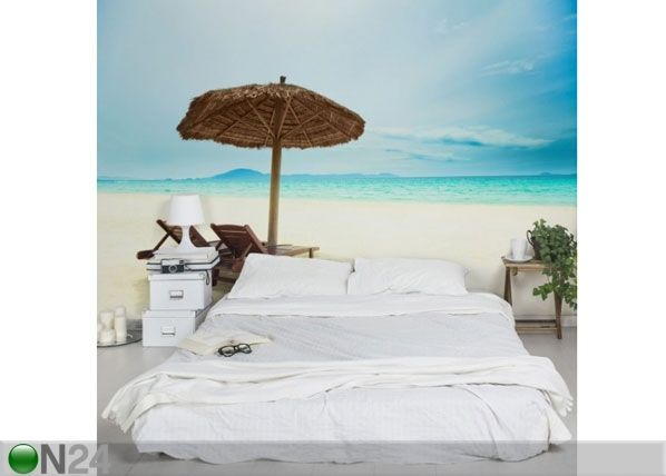Fleece-kuvatapetti BEACH OF DREAMS