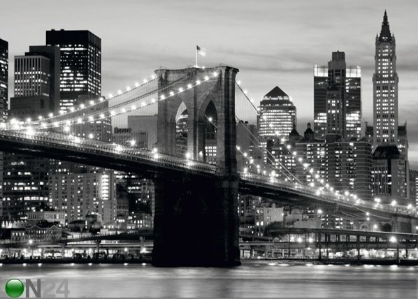 Fleece kuvatapetti BROOKLYN BRIDGE 360x270 cm
