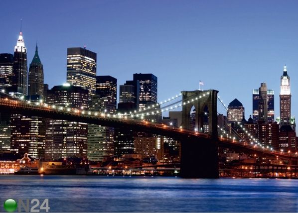 Fleece kuvatapetti BROOKLYN BRIDGE 360x270 cm