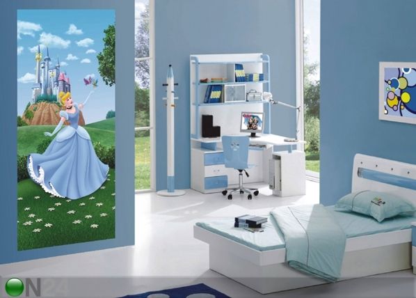 Fleece kuvatapetti DISNEY CINDERELLA 90x202 cm