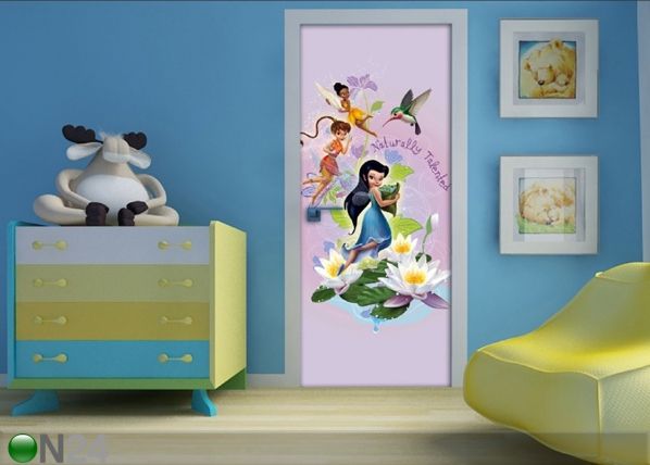 Fleece kuvatapetti DISNEY FAIRIES 90x202 cm