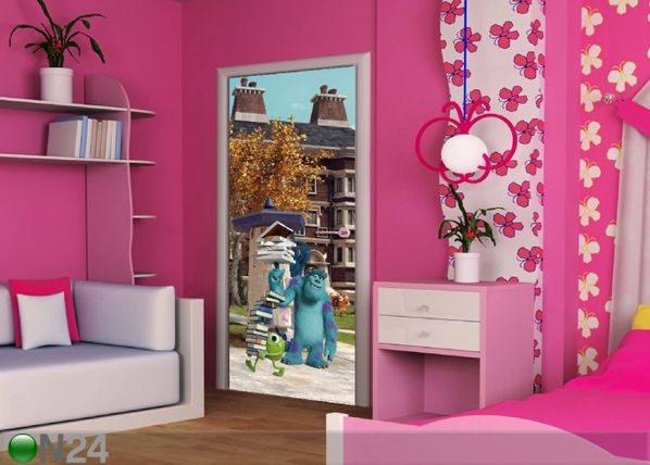 Fleece kuvatapetti DISNEY MONSTERS 90x202 cm