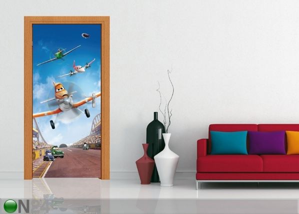 Fleece kuvatapetti DISNEY PLANES 90x202 cm