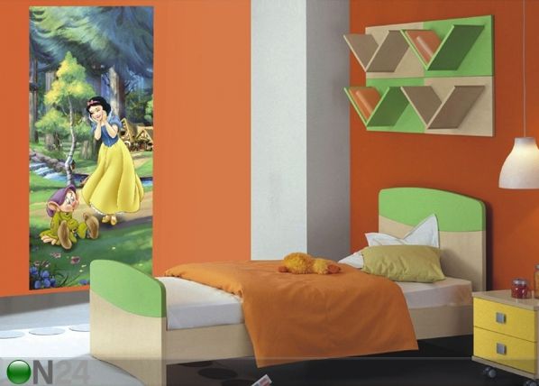 Fleece kuvatapetti DISNEY SNOW WHITE 90x202 cm