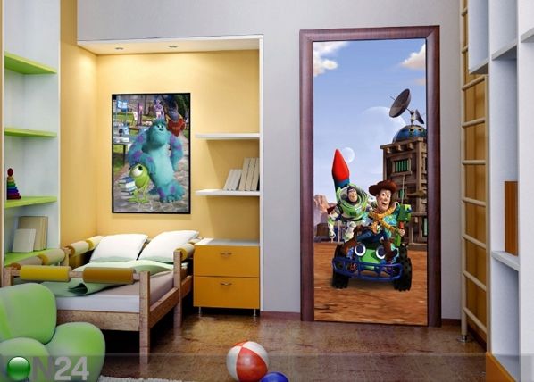 Fleece kuvatapetti DISNEY TOY STORE 90x202 cm