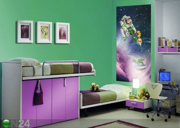 Fleece kuvatapetti DISNEY TOY STORE UNIVERSE 90x202 cm