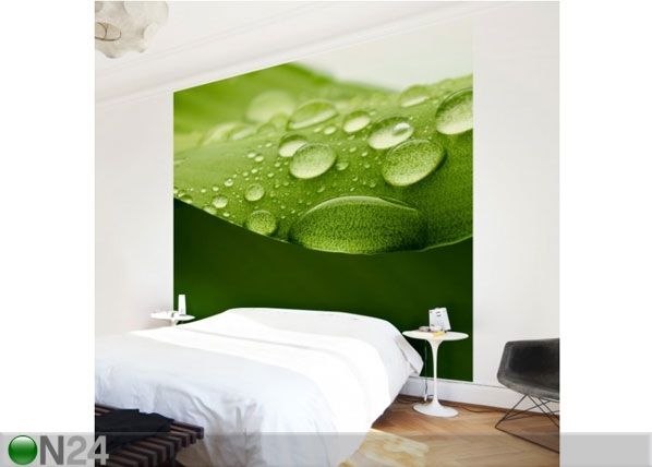 Fleece-kuvatapetti DROPS OF NATURE