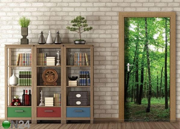 Fleece kuvatapetti GREENWOOD 90x202 cm