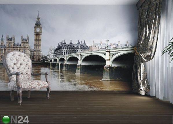 Fleece kuvatapetti LONDON 360x270 cm