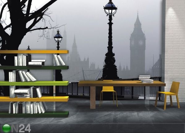 Fleece kuvatapetti MAGICAL LONDON 360x270 cm
