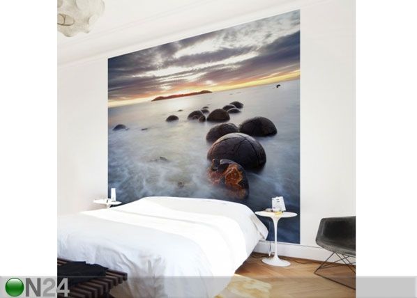 Fleece-kuvatapetti MOERAKI NEW ZEALAND