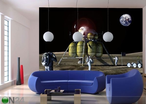 Fleece-kuvatapetti MOON LANDING 360x270 cm