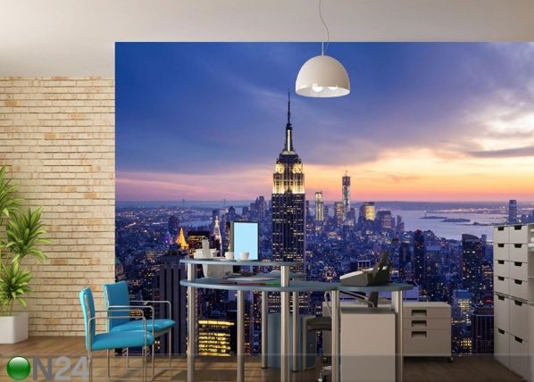 Fleece kuvatapetti NEW YORK 360x270 cm