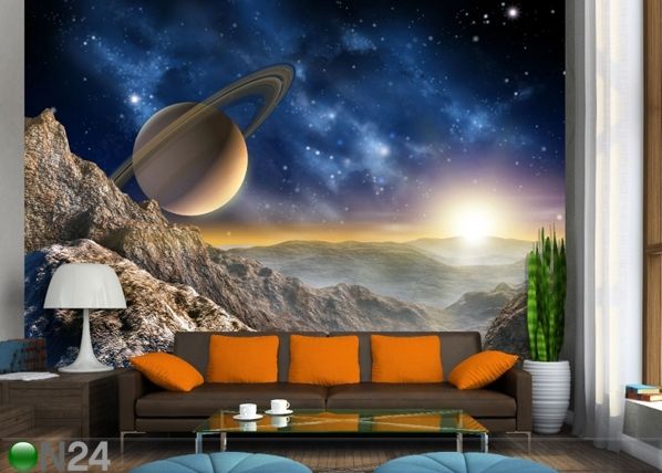 Fleece-kuvatapetti SATURN 360x270 cm