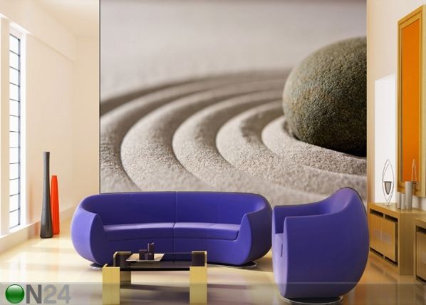 Fleece-kuvatapetti STONE IN THE SAND 360x270 cm