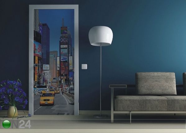 Fleece kuvatapetti THE CITY 90x202 cm