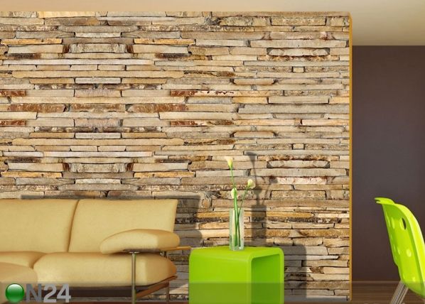 Fleece- kuvatapetti WALL SLATE 360x270 cm