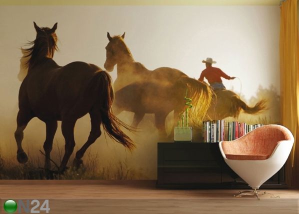 Fleece-kuvatapetti WILD WEST 360x270 cm
