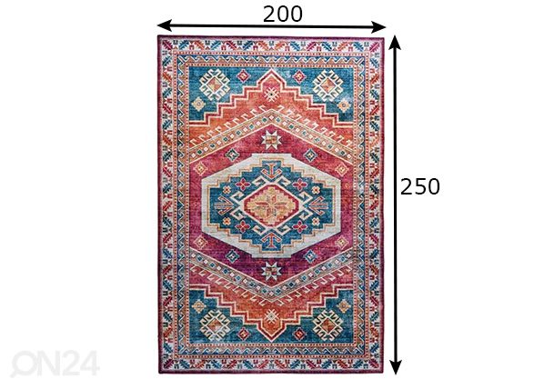 Gino Falcone matto Adara 200x250 cm mitat
